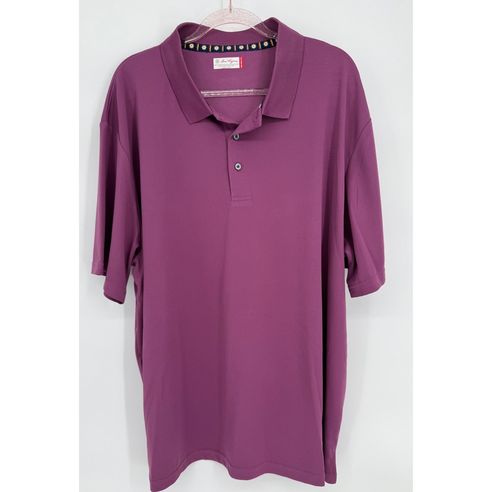 Ben‎ Hogan Mens Purple Performance Golf Polo Shirt Short Sleeve Sz XXXL